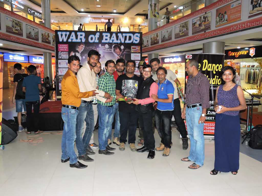 WAR OF BANDS IN CITY CENTER MALL RAIPUR ORGANIZED BY JCI RAIPUR BRAIN WASH AND JUNOON MUSICAL GROUP RAIPUR