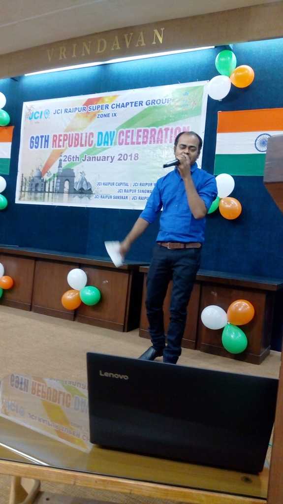 Republic Day Celebration In  JCI Raipur Super Chapter Group 